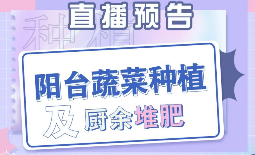 科普服务流动驿站-阳台蔬菜种植及厨余堆肥