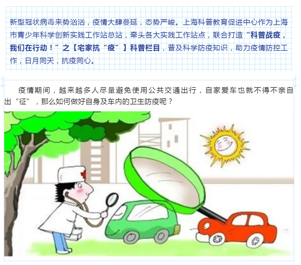 【宅家抗“疫”】特殊时期，爱车防疫指南，请查收！
