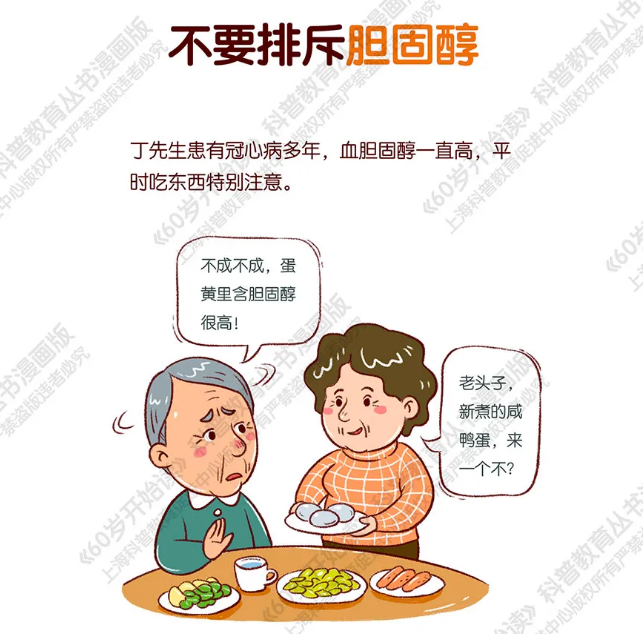 【60岁开始读漫画版】胆固醇不是万恶之源！合理摄取胆固醇，照样有益无害！