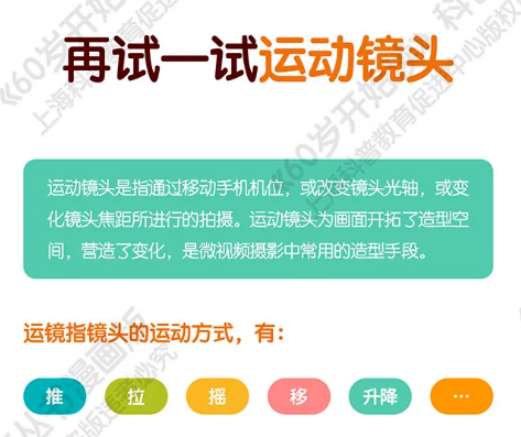 【60岁开始读漫画版】上周学了固定镜头，这周就来学学运动镜头吧~