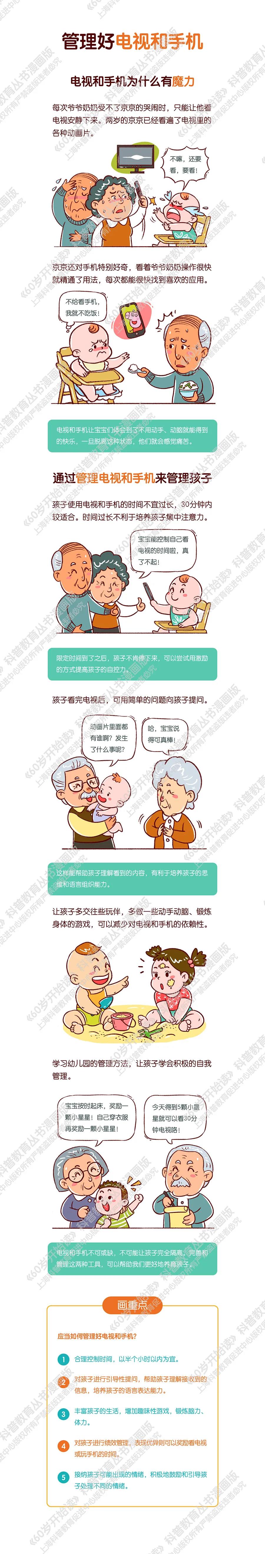 【60岁开始读漫画版】管理好电视和手机