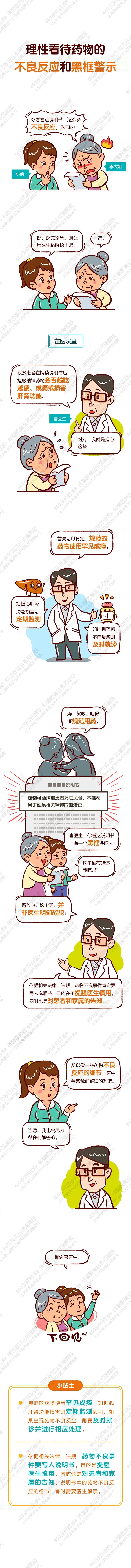 【“60岁开始读”漫画版第二季】理性看待药物的不良反应和黑框警示（第五期）