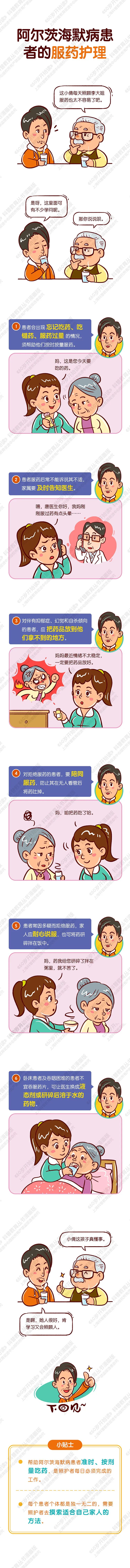 【“60岁开始读”漫画版第二季】阿尔茨海默病患者的服药护理（第六期）